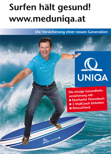 UNIQA VitalCoaches are very popular on the Web portal www.meduniqa.at. Given the excellent reception, a second set of podcasts is being offered with ski racer Stephan Eberharter and actor Rudi Roubinek on topics relating to fitness and health. (advertisement) UNIQA VitalCoaches are very popular on the Web portal www.meduniqa.at. Given the excellent reception, a second set of podcasts is being offered with ski racer Stephan Eberharter and actor Rudi Roubinek on topics relating to fitness and health. (advertisement)