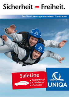 SafeLine – the first insurance product that can save lives – has put UNIQA in a leadership role in the European markets. (advertisement) SafeLine – the first insurance product that can save lives – has put UNIQA in a leadership role in the European markets. (advertisement)