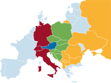 Märkte der UNIQA Group Austria (Landkarte) Märkte der UNIQA Group Austria (Landkarte)
