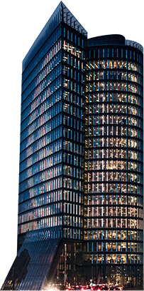 Uniqa Tower bei Nacht (Foto)