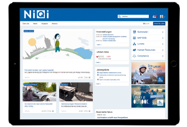 NiQi im Tablet (Illustration)