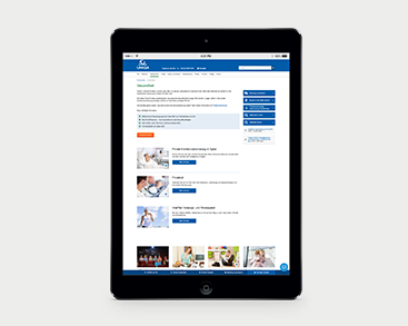 Digitales Rundum-Service &ndash; Gesundheitsplattform (Illustration)