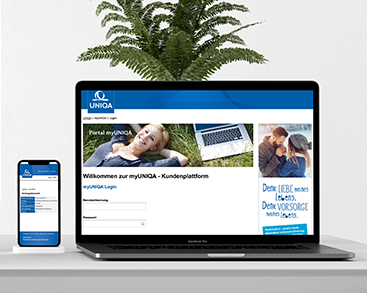 Digitales Rundum-Service &ndash; myuniqa.at (Illustration)