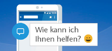 Digitaler Dialog &ndash; Chatbot (Illustration)