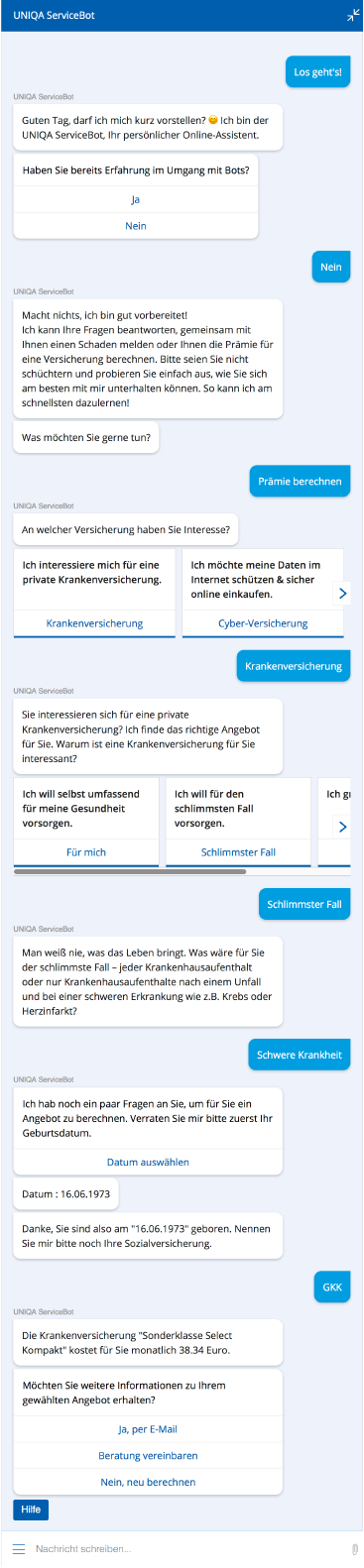 Digitaler Dialog &ndash; Chatverlauf (Illustration)