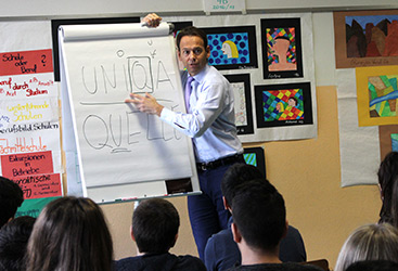 Eine Schulstunde mit Andreas Brandstetter (Foto)