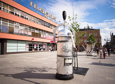 UNIQA Art Ł&oacute;dz &ndash; Street Art Objekt (Foto)