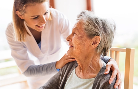 Care for the elderly (Photo)
